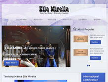 Tablet Screenshot of ellamirella.com